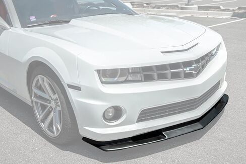 Replacement for 2010-2013 Chevrolet Camaro SS Models | TL1 Style ABS Plastic Primer Black Front Bumper Lower Spoiler Lip Splitter in Saudi Arabia