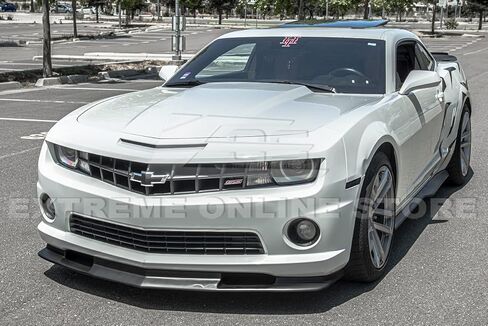 Replacement for 2010-2013 Chevrolet Camaro SS Models | TL1 Style ABS Plastic Primer Black Front Bumper Lower Spoiler Lip Splitter in Saudi Arabia