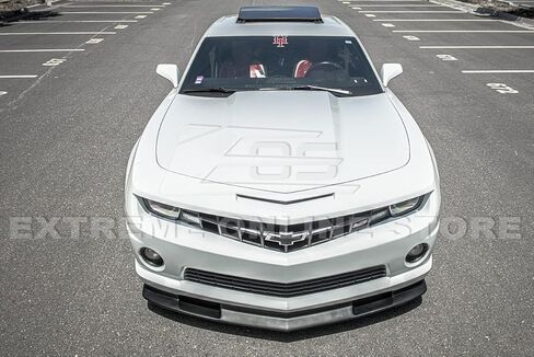 Replacement for 2010-2013 Chevrolet Camaro SS Models | TL1 Style ABS Plastic Primer Black Front Bumper Lower Spoiler Lip Splitter in Saudi Arabia