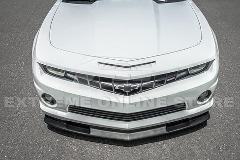Replacement for 2010-2013 Chevrolet Camaro SS Models | TL1 Style ABS Plastic Primer Black Front Bumper Lower Spoiler Lip Splitter in Saudi Arabia