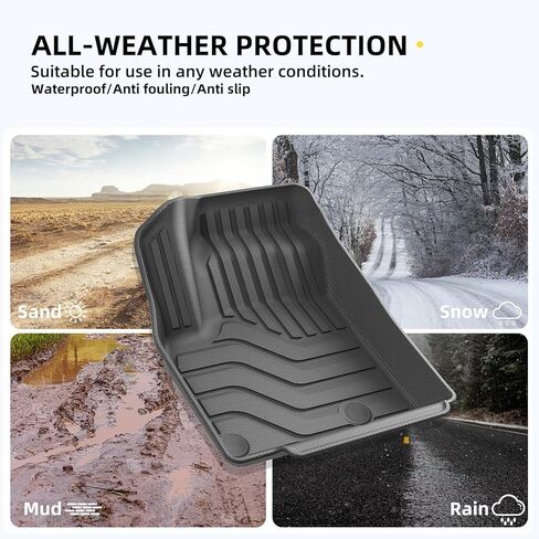 SMABEE Backrest Mats for 2021-2024 Nissan Rogue S/SV/SL/Platinum (Not fit Sport) Accessories All Weather Back Seat Cover TPE Protective Pad Anti-Slip Waterproof Interior in Saudi Arabia