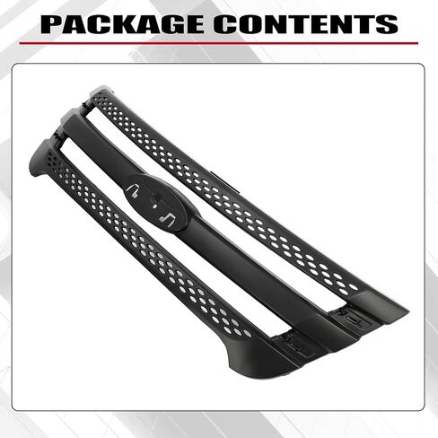 شبكة أمامية HECASA متوافقة مع 2011-2015 Ford Explorer Grill Trim Grill إدراج أسود in Kuwait