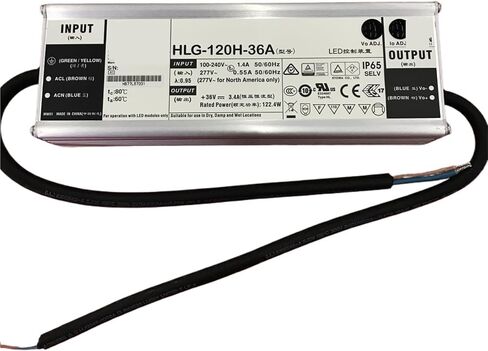 1pcs LED Power Supply HLG-120H HLG-120H-12A HLG-120H-15A HLG-120H-24AHLG-120H-30A HLG-120H-36A HLG-120H-42A HLG-120H-48A(HLG-120H-48A) in Saudi Arabia