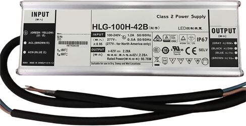 1pcs dimming LED Power Supply HLG-100H-20B HLG-100H-24B HLG-100H-42B HLG-100H-48B HLG-100H-54B 100W(HLG-100H-48B) in Saudi Arabia