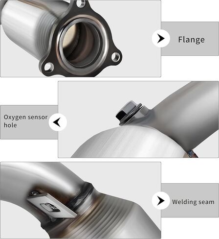 JT Front Catalytic Converter Compatible with Chevrolet Equinox 2010-2015 L4 2.4L (Catalyst+ Grade) in Saudi Arabia