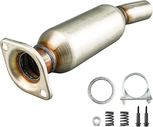 طقم المحول الحفاز الخلفي من الفولاذ المقاوم للصدأ Torchbeam مناسب لسيارة Toyota 2004-2006 Sienna 3.3L، 2007-2010 Sienna 3.5L OE # 16350، 642082، 174200P080، 174200A252، 23084، 49099، 0991665 (متوافق مع وكالة حماية البيئة) in Saudi Arabia