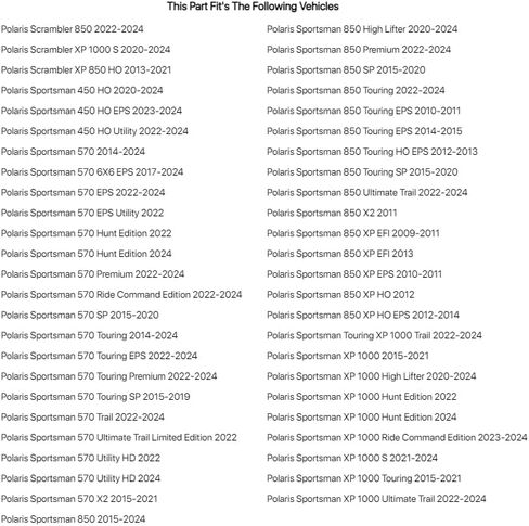 TUSK 4-Stroke Oil Change Kit Polaris PS-4 Plus 5W-50 for Polaris Sportsman 450 HO Utility 2022-2025 in Saudi Arabia