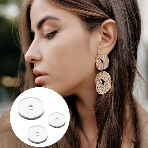 180 قطعة من قرص الثقب الشفاف لثقب الثقب، سدادة خلفية من السيليكون للأقراط، وسادات قرصية شفافة مثبتة للقرط، والمجوهرات (6/7/9 مم) in Kuwait