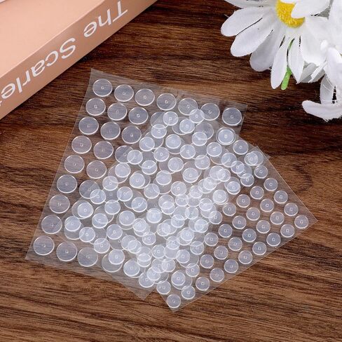 180 قطعة من قرص الثقب الشفاف لثقب الثقب، سدادة خلفية من السيليكون للأقراط، وسادات قرصية شفافة مثبتة للقرط، والمجوهرات (6/7/9 مم) in Kuwait