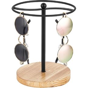 Mkono Sunglasses Organizer Glasses Holder Stand Sunglass Storage Display Eyeglasses Rack for up to 12 Pairs of Eyewear Glasses for Table Dresser Desk Countertop Bedroom in Kuwait