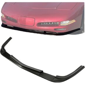 HECASA Lower Front Bumper Lip Compatible with 1997-2004 Chevrolet Chevy Corvette C5 Models Splitter Under Panel Spoiler Diffuser Protector Air Dam Chin ZR1 Style Black ABS Plastic in Saudi Arabia
