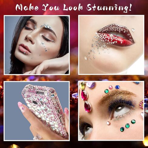 325 Black Diamante Stick on Rhinestone Stickers Gems Cards and Self Adhesive Craft Bling in Saudi Arabia