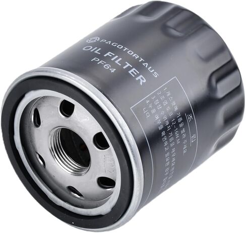 (6PCS) PF64 Engine Oil Filter with 918 (74mm) Oil Filter Wrench Compatible with Buick Cadillac Chevy GMC Freightliner Hummer Jeep Chrysler Alfa Romeo Replace 57060 PF48E HP-1017 PF48F in Saudi Arabia