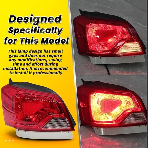 Left Outer Tail Light Assembly Compatible with Impala 2014-2020 Rear Brake Lamp Driver Side 84247728 84527172 GM2804116 in Saudi Arabia