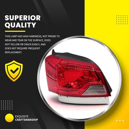 Left Outer Tail Light Assembly Compatible with Impala 2014-2020 Rear Brake Lamp Driver Side 84247728 84527172 GM2804116 in Saudi Arabia