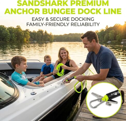 2 قطعة مشبك حلقة تسلق 5/16 بوصة (8 مم) يعمل بشكل رائع مع خطوط بنجي لرسو القوارب، مشبك أمان من الفولاذ المقاوم للصدأ 316 من الدرجة البحرية، خطاف زنبركي، قفل بإبزيم حبل in Kuwait