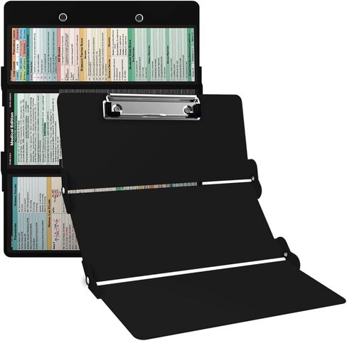 Whitecoat Clipboard® Trifold - Black Medical Edition in Saudi Arabia