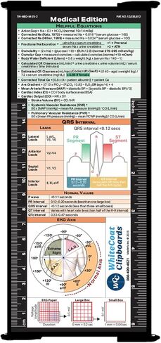 Whitecoat Clipboard® Trifold - Black Medical Edition in Saudi Arabia