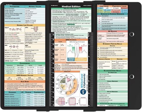 Whitecoat Clipboard® Trifold - Black Medical Edition in Saudi Arabia