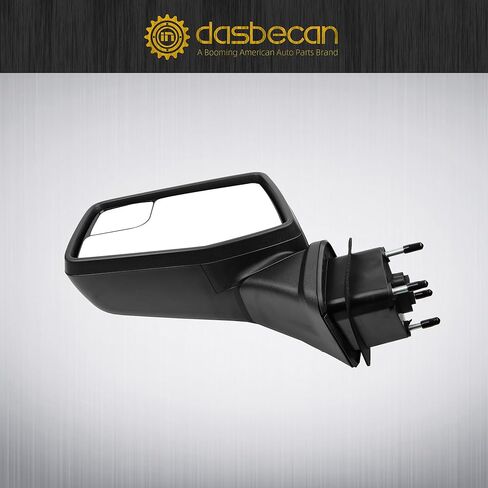 مرآة جانبية للركاب من Dasbecan متوافقة مع 19-24 Chevy Silverado 1500، 19-24 GMC Sierra Right Mirror مع تسخين الطاقة/مستشعر درجة الحرارة/استبدال الكروم القابل للطي يدويًا #GM1321583 84823219 (7 دبابيس) in Saudi Arabia