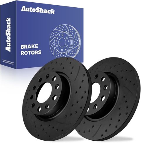 AutoShack 10.94" (278 mm) Rear Solid Brake Rotors Replacement for 2014-2021 Jeep Cherokee 2015-2017 Chrysler 200 2-PC Set in Saudi Arabia