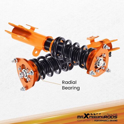 maXpeedingrods Coilovers for Scion TC 2011-2016, Height Adjustable Coilovers Suspension Kit Strut, Preset Damping Shock Absorber Struts, Lowering Kits Gold in Saudi Arabia