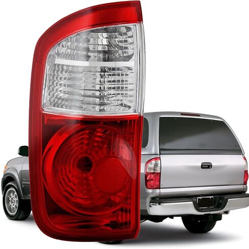 Tail Light Assembly Compatible With 2004 2005 2006 Toyota Tundra Right Passenger Side Halogen Rear Brake Lamps Includes Wiring Harness Fit 4 Door Double Cab in Saudi Arabia