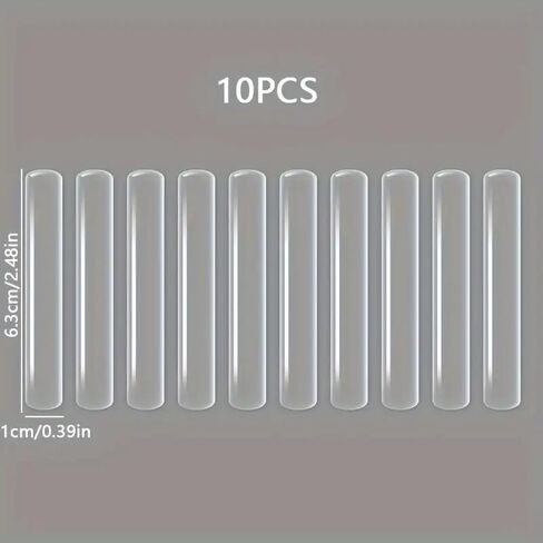 4PCS Transparent Silicone Door Stop Mats - Heavy Duty Anti - Collision Strips for Glass, Sliding and Shower Doors, Durable Home Protection with Easy Adhesion and Noise Reduction, LongStyle in Saudi Arabia