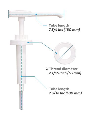 Sauce Pump Dispenser. Fontana Sauce. Coffee Beverage Syrup (63 oz Bottle) Dispensing Pump Set of 2. Fits Torani and Davinci Sauce Bottle in Kuwait