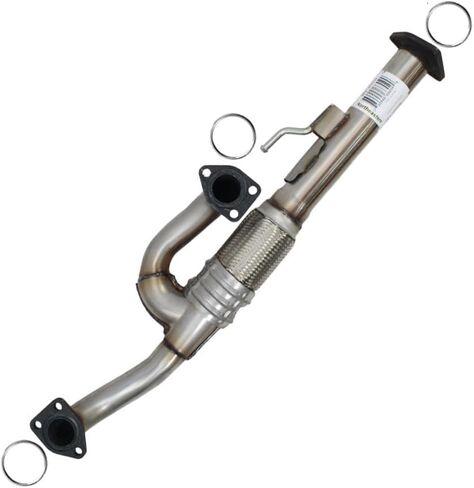 Exhaust Front Flex Pipe Compatible for 2009-2011 Honda Pilot 3.5L | Stainless Steel | Northeastern Exhaust | Free Gaskets Included | Direct-Fit Replacement in Saudi Arabia