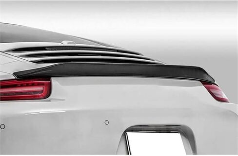 Carbon Fiber FRP Car Rear Spoiler Boot Trunk Wings Compatible with Porsche Carrera 911 991 2012 2013 2014 2015 Rear Spoiler(Carbon Fiber) in Saudi Arabia