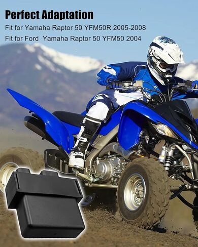 Ignition Coil & Spark Plug & CDI Box Kit Fit for Yamaha Raptor 50 YFM50R YFM50 2004-2008 Replace 5YF-85540-00-00 3KJ-82310-10-00 in Saudi Arabia