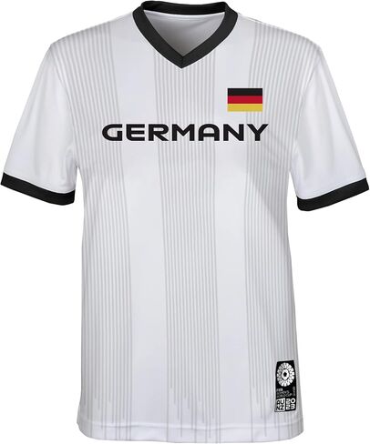 Outerstuff Youth & Kids FIFA World Cup Fan Top, Spain, Multicolor, Youth Small-8 in Saudi Arabia