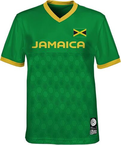 Outerstuff Youth & Kids FIFA World Cup Fan Top, Spain, Multicolor, Youth Small-8 in Saudi Arabia