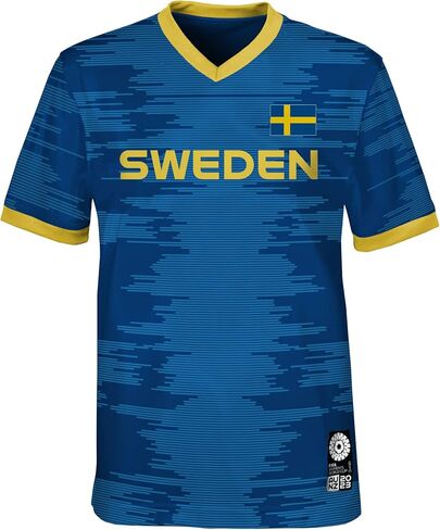 Outerstuff Youth & Kids FIFA World Cup Fan Top, Spain, Multicolor, Youth Small-8 in Saudi Arabia