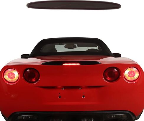 Car Rear Tail Foglights Lamp Frame Cover for Chevrolet Corvette C6 2005-2013 Rear Bumper Reflectors Lights,HighBrake Light Stickers,Auto Exterior Taillight Cover (Brake Light Cover) in Saudi Arabia