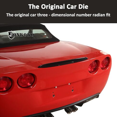 Car Rear Tail Foglights Lamp Frame Cover for Chevrolet Corvette C6 2005-2013 Rear Bumper Reflectors Lights,HighBrake Light Stickers,Auto Exterior Taillight Cover (Brake Light Cover) in Saudi Arabia