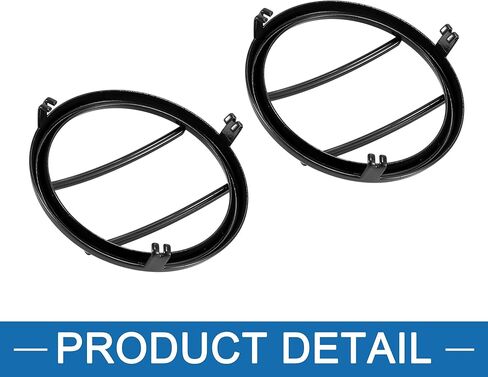 Headlight Light Grille Guard Protector Cover for Jeep Wrangler 2007-2017 (Set of 2) in Saudi Arabia