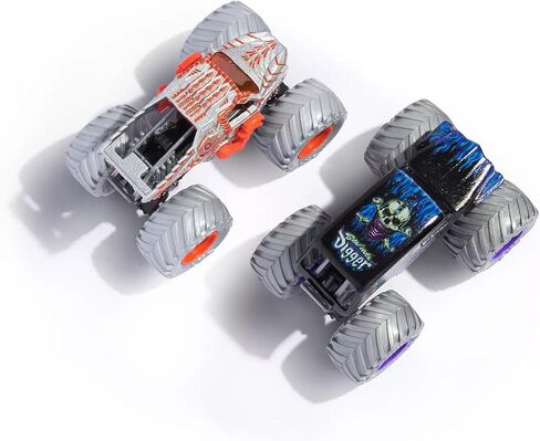 Monster Jam 1:64 Scale 2-Pack – Son-uVa Digger vs ThunderROARus, Series 32 (2024 Edition) – Official Spin Master Monster Trucks, Die-Cast Set for Kids Ages 3 and Up in Saudi Arabia