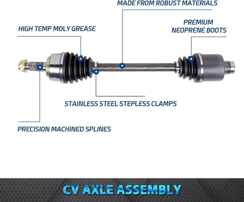 Bodeman - Pair 2 Front Driver and Passenger Side CV Axle Drive Shaft Assembly for 2005 2006 Honda Odyssey in Saudi Arabia