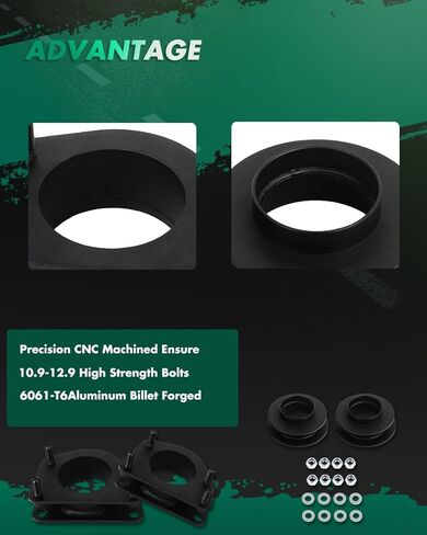 SCTIOO Leveling Lift Kit fit Fits 2002-2007 for Jeep LIBERTY KJ 2WD / 4WD 2" Front 2" Rear Lift Kit in Saudi Arabia
