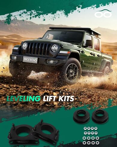 SCTIOO Leveling Lift Kit fit Fits 2002-2007 for Jeep LIBERTY KJ 2WD / 4WD 2" Front 2" Rear Lift Kit in Saudi Arabia