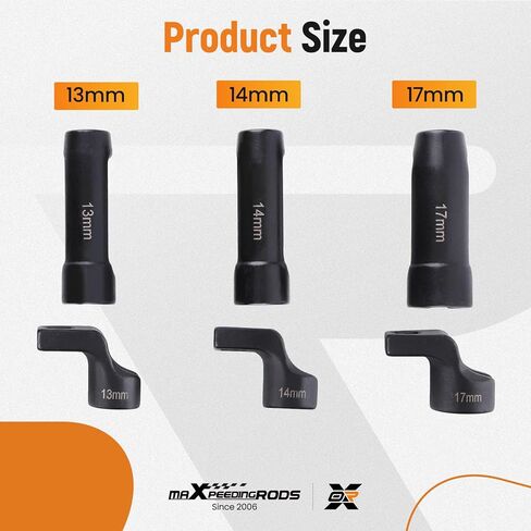 maXpeedingrods EGT Sensor Socket Set 13mm 14mm 17mm 3/8" Drive Exhaust Temperature Removal, 6 Pcs in Saudi Arabia