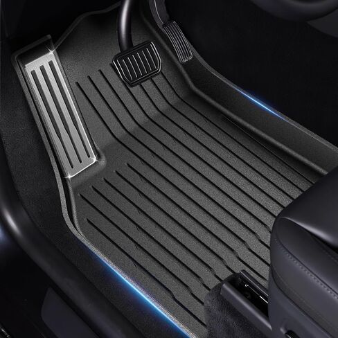 Floor Mats for Tesla Model 3 2021 2022 2023 All-Weather Custom Fit Interior Liners Waterproof Heavy Duty Floor Liners Front Real Seat Car Floor Mats Frunk Trunk Mats 6Pcs Full Set in Saudi Arabia