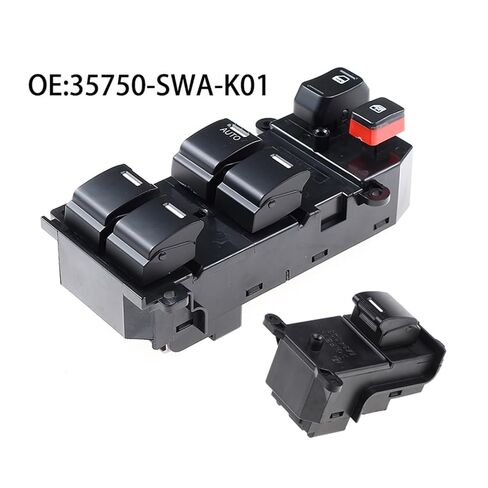 35750SWAK01 35750-SWA-K01 Power Window Switch Electric Control Switch Compatible with CR-V 2007-2011 35760-SWA-J01(Right) in Saudi Arabia