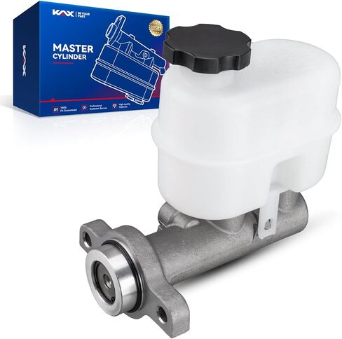 KAX Brake Master Cylinder with Reservoir for 2009-2014 Silverado 1500; Sierra 1500; Tahoe; Suburban 1500, OE Replacement, High Performance Aluminum Body, Replaces OEM Part# M630508 in Saudi Arabia