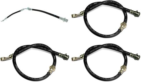Front Rear Hydraulic Hose - 4X Front Rear Hydraulic Brake Hose Assembly Arrhythmic for Lexus NX300h 2.5L 2015-2019 in Saudi Arabia