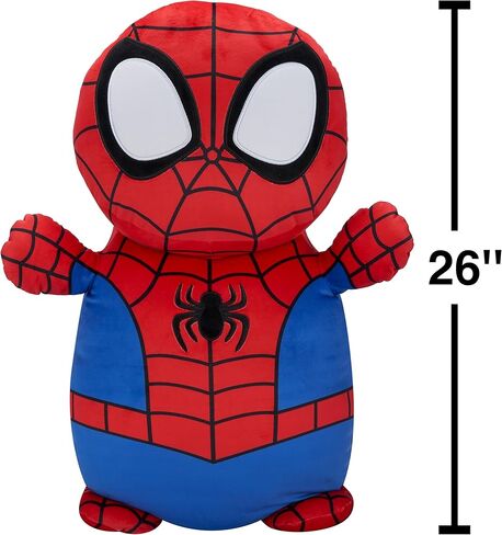 Squishmallows Original Marvel Spidey and His Amazing Friends 26in Spidey HugMees – Ultrasoft Official Jazwares Plush (Jumbo) in Saudi Arabia
