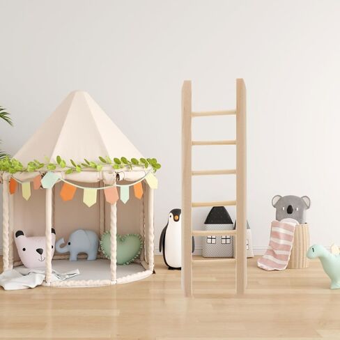 NUOBESTY 2pcs Mini Wooden Ladders Miniature Wood Craft Ladder for Dollhouse Decorative Props in Saudi Arabia