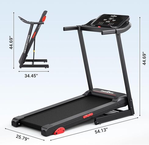 THERUN Walking Pad with Incline, Portable Mini Manual Incline Treadmill for Home/Office, Walking Pad Treadmill 2.5HP, Walking Jogging Machine with 265 lbs Weight Capacity Remote Control LED Display in Kuwait